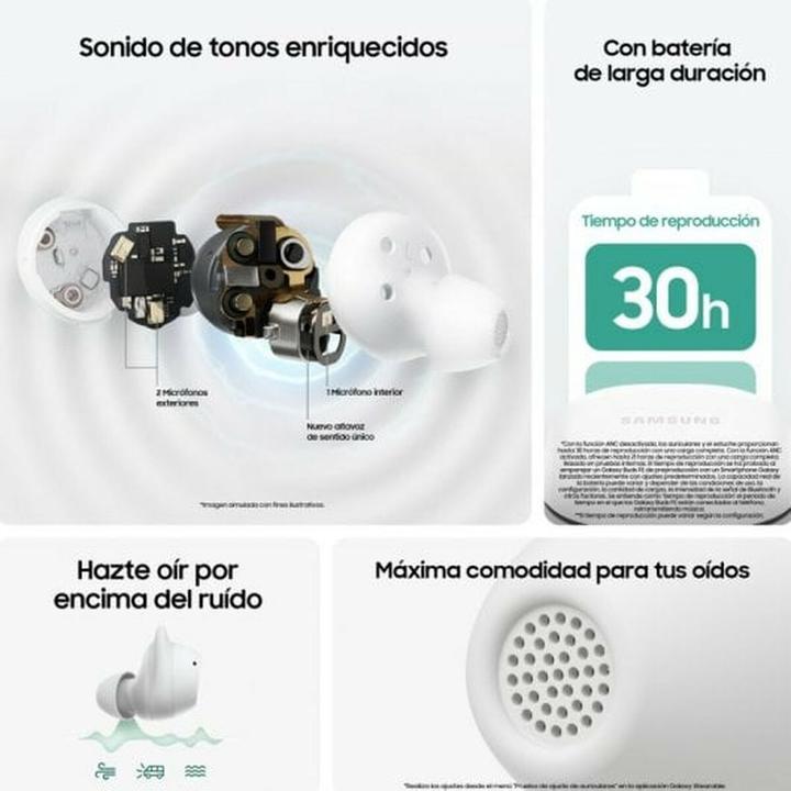 Image du produit Samsung Galaxy Buds FE (ANC, 3.50 h, Sans fil)