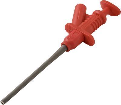 Voltcraft MSK-122 rot Sicherheits-Klemmprüfspitze Steckanschluss 4 mm CAT II 100