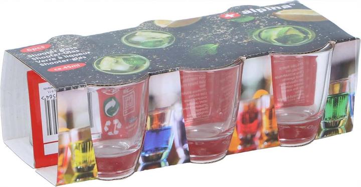 Image du produit alpina Verres à liqueur 45 ml 6 pièces. (0.45 dl, 6 x, Verre à fusil)