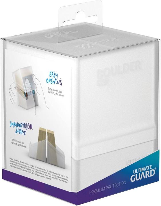 Produktbild Ultimate Guard Kartenbox Boulder Deck Case Standardgrösse 100+ Frosted