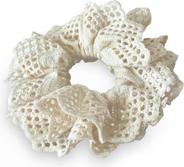 Immagine prodotto Avizar Scrunchie Bestickte Spitze Rosemarie (Elastico per capelli)