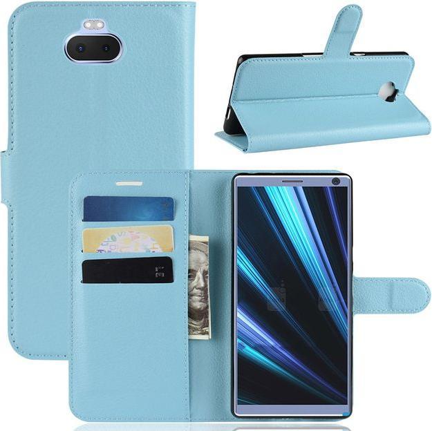 Actual product image MU Classic Litchi Leather Bookcover Series (Sony Xperia 10 Plus)