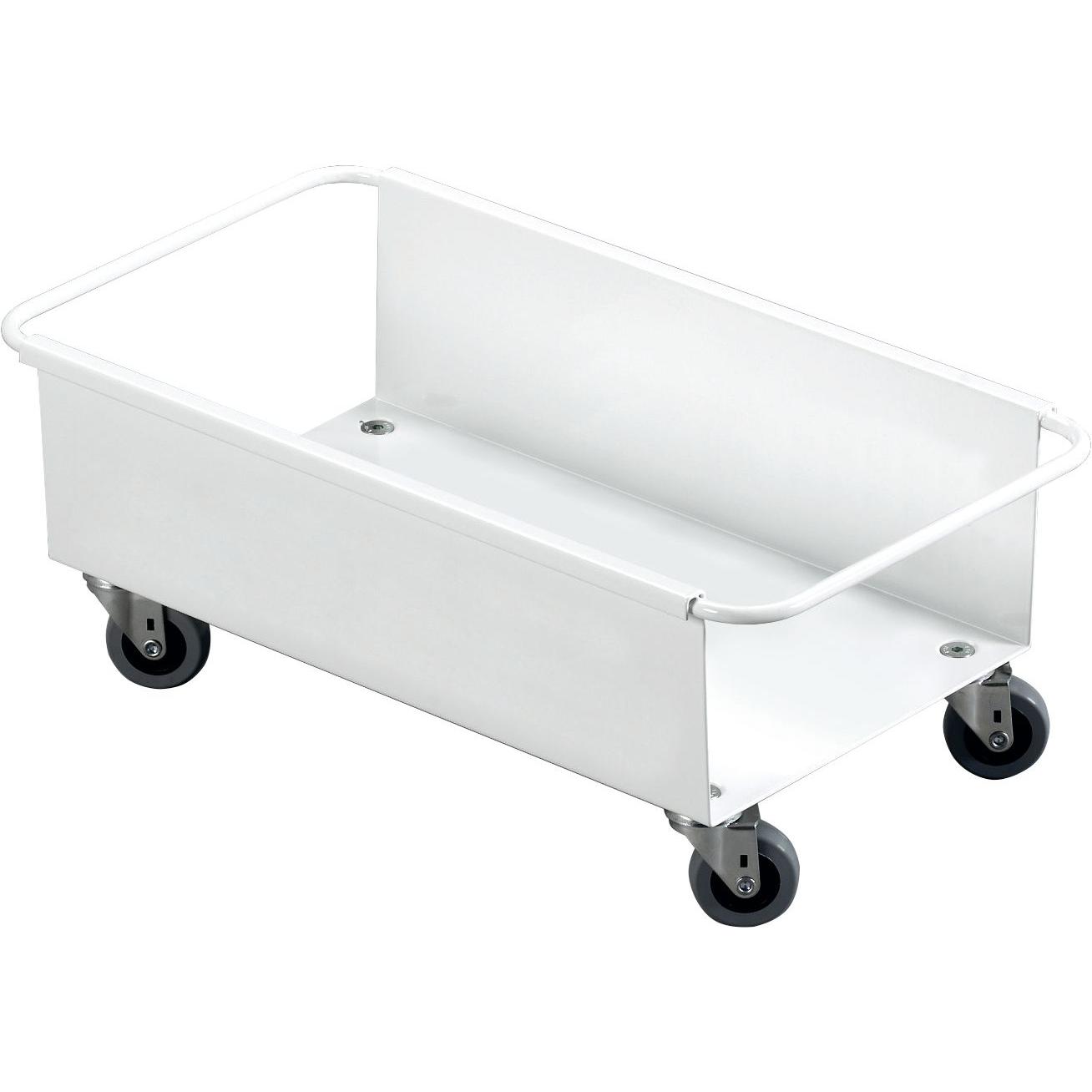 Durable Fahrgestell mit 4 Lenkrollen Wertstoffsammler 60 l weiss, Abfalleimer, Weiss