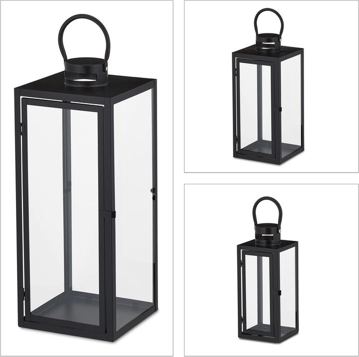 Produktbild Relaxdays 3tlg. Laternen-Set