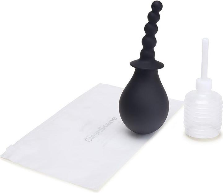 Produktbild AquaClean CleanScene 4 Pc Soft Squeeze Beaded Anal Douche Set w/Flared Base