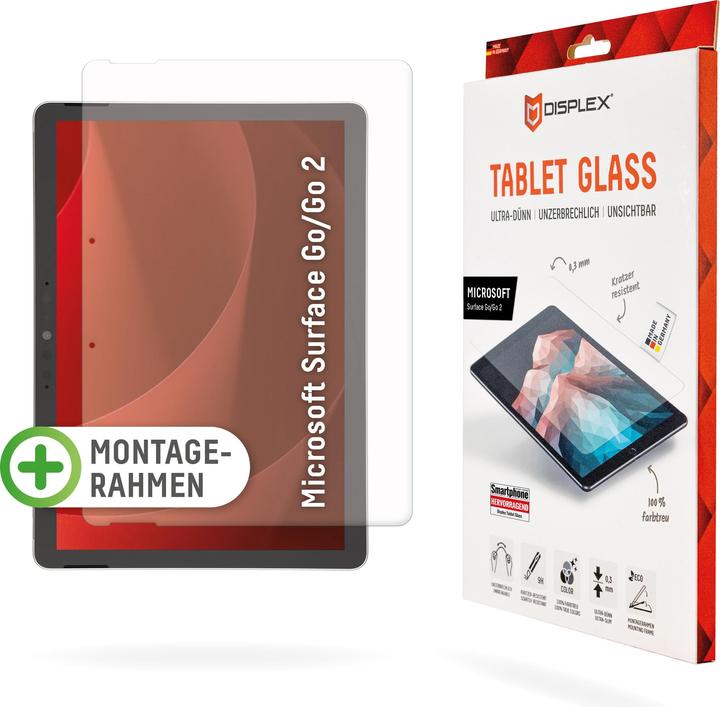 Immagine prodotto Displex Vetro per tablet, vetro protettivo per tablet (1 Pezzo/i, Microsoft Surface Go 3, Microsoft Surface Go, Microsoft Surface Go 2)