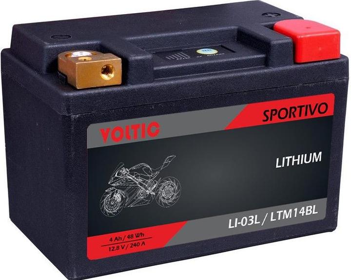 Actual product image Voltic Sportivo Lithium G19 motorbike battery LI-03L (DIN 51913)