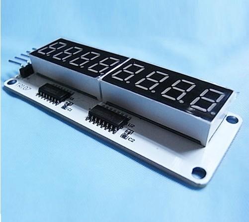 OEM 8-digit 7segment display with 2x74HC595D (SMD) (Timepiece)