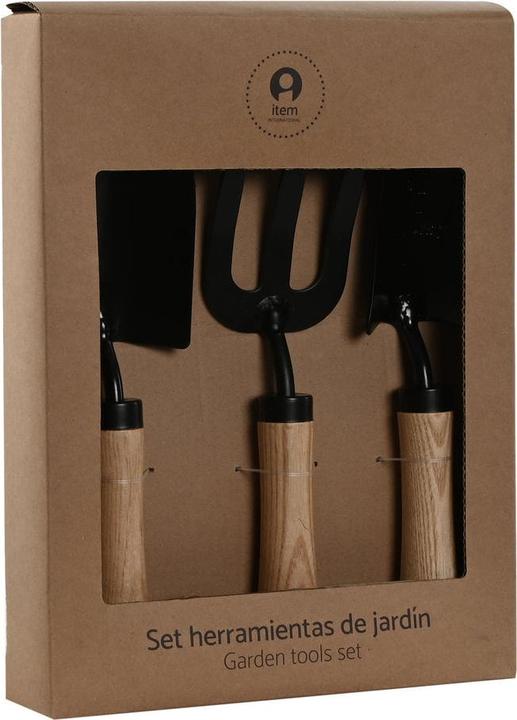 Actual product image Esprit Tool set for the garden Home 3 pieces Brown Black Steel