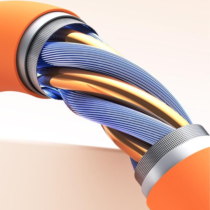 Produktbild Usams Cable U98 3A Silicone Fast Charging USB-C orange (1 m, 18 W)