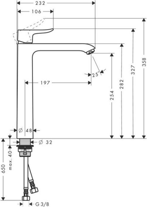Produktbild hansgrohe Metris Chrom