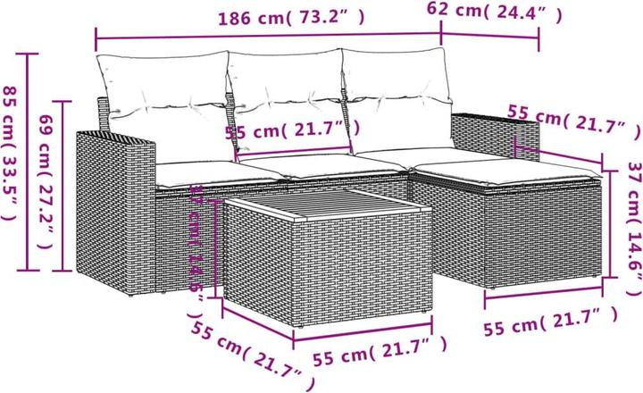Produktbild vidaXL Beau
