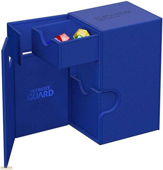 Image du produit Ultimate Guard Flip'n'Tray 80+ XenoSkin Monocolor Bleu