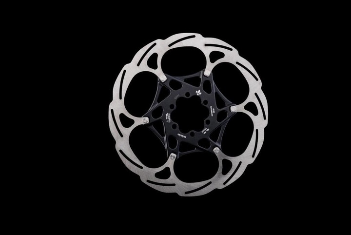 Formula Disco freno, 203 mm, 6 fori, due pezzi, nero (203 mm)
