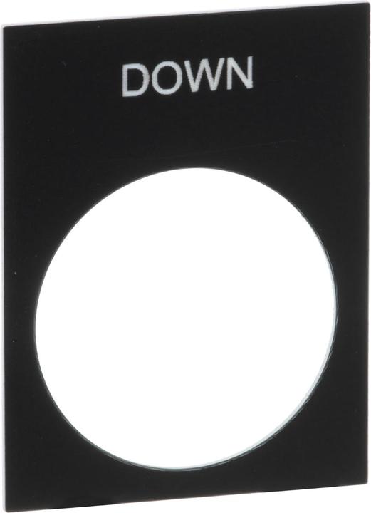 Produktbild Schneider Electric Push Button Nameplate:  DOWN ZA2 and ZB2