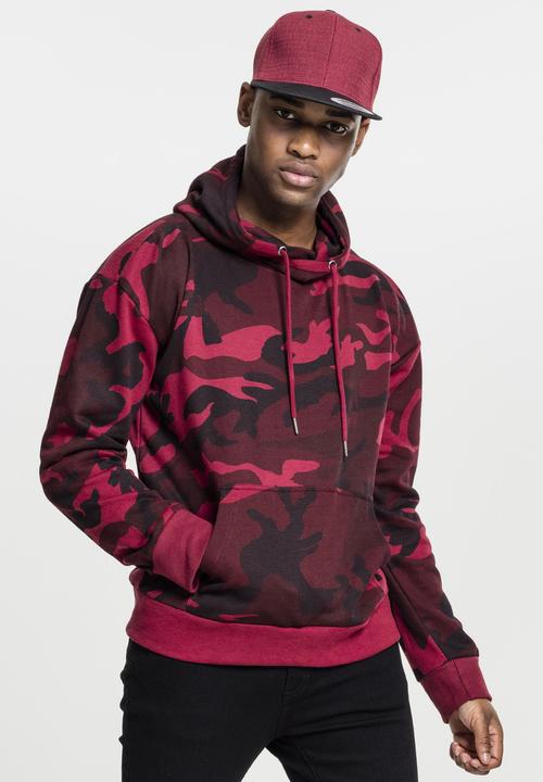 Produktbild Urban Classics High Neck Camo Hoody (S)