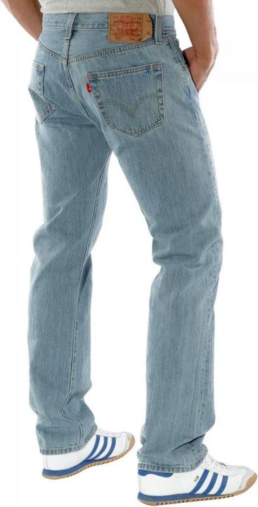 Actual product image Levis 501 jeans light stonewash (W33/L34)