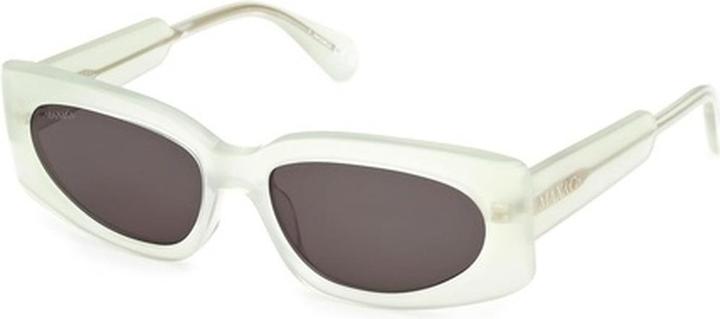 Latetobed Max & Co Mo0114 93N Shiny Light Green Women's Sunglasses 55/16/140