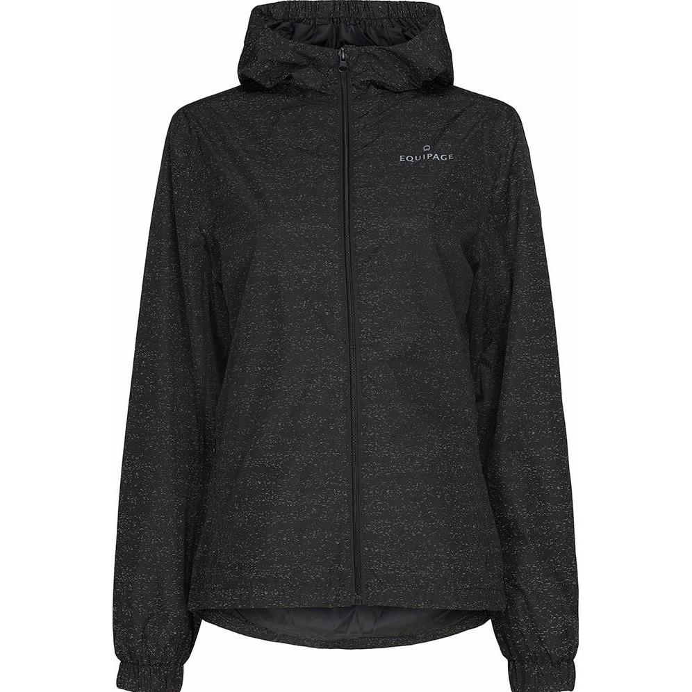 Equipage, Damen, Jacke, regenjacke en eira (M), Schwarz, M