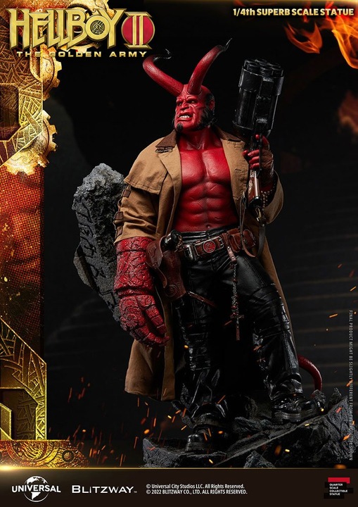 Produktbild Blitzway Hellboy 2 -The Golden Army “Hellboy” 1/4 Statue