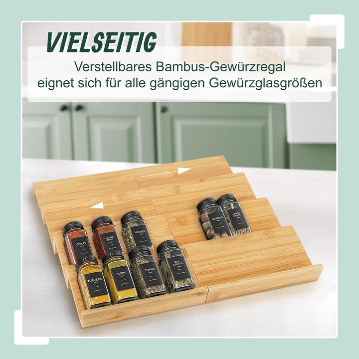 Produktbild Relaxdays 8x Gewürzregal