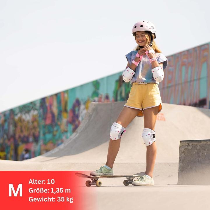 Image du produit Skatewiz Kit de protection (M, Protège-poignets, Genouillère, Coudes, 6 pièces)