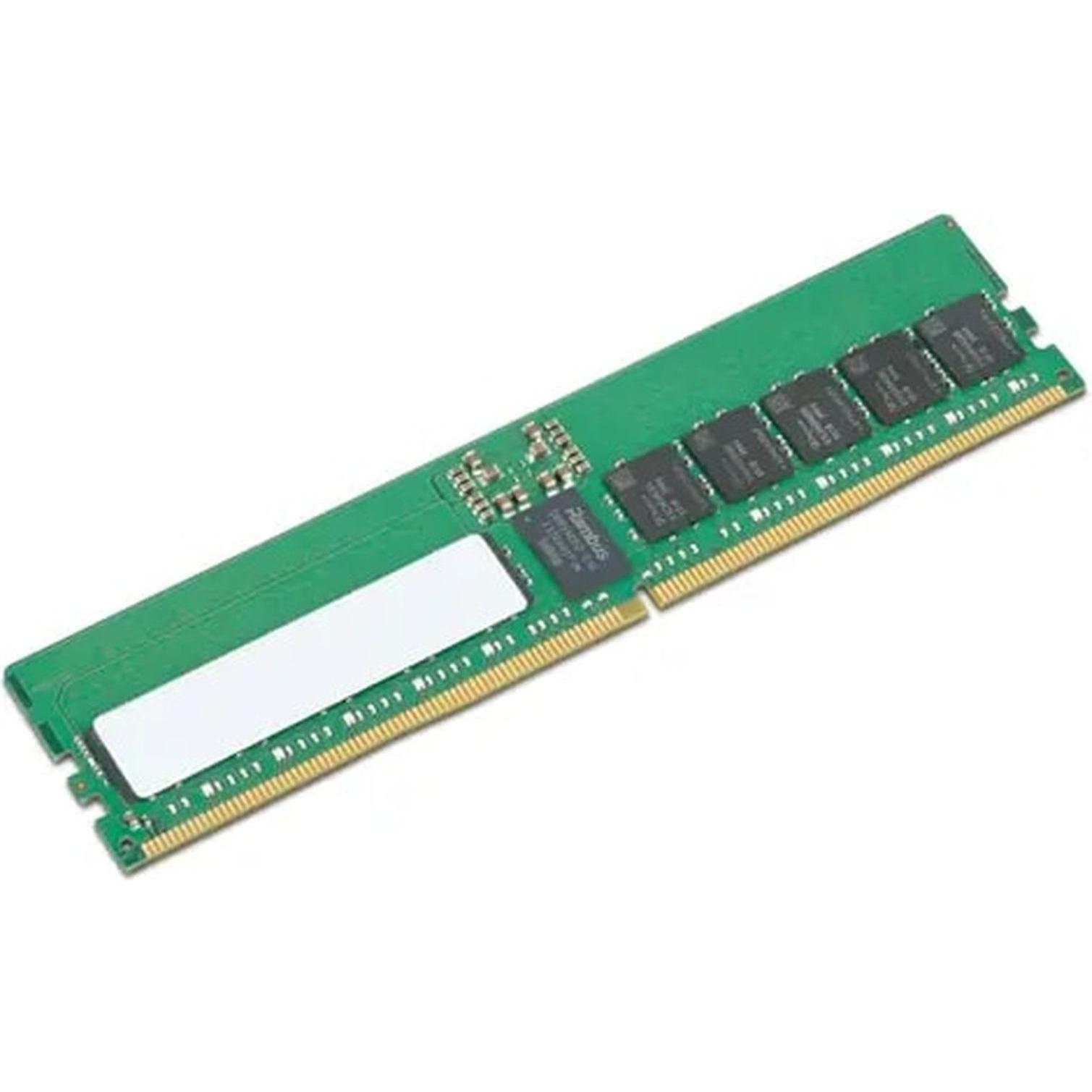 Lenovo 16GB DDR5 5600MHZ ECC RDIMM MEMORY (1 x 16GB, 5600 MHz, DDR5-RAM, DIMM), RAM, Grün