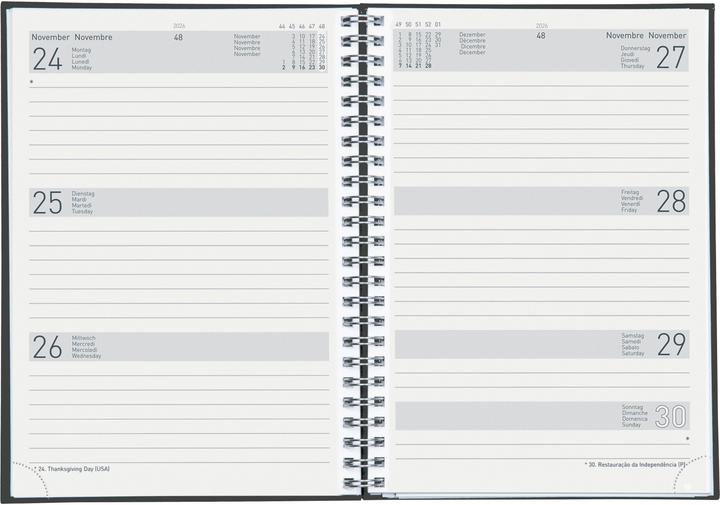 Immagine prodotto Biella Geschäftsagenda Dispo Term Savanna Wire-O (A5, 1 settimana / 2 pagine)