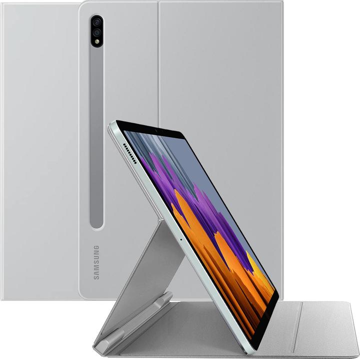 Productafbeelding Samsung Tab S7 Boekhoesje Lichtgrijs (Galaxy Tab S7 11.0 (2020), Galaxy Tab S8)