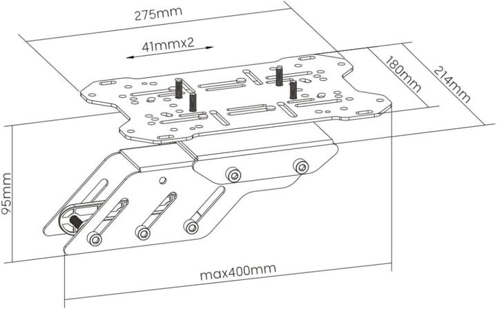 Actual product image Oplite GTR S3 SimRace + FlightSim Holder