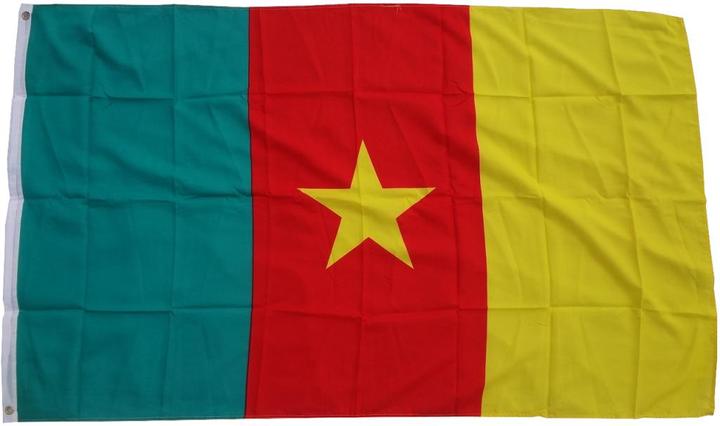 trends4cents XXL Flag Flag Cameroon 250 x 150 cm Flag with 3 eyelets 100g/m² fabric weight Hoist Flag