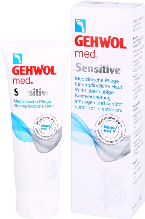 Produktbild Gehwol med Sensitive (Fusscrème & Fussgel, 75 ml)