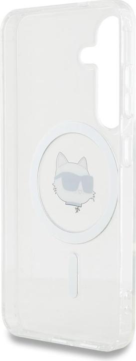 Image du produit Karl Lagerfeld HC Magnetic IML Metal Choupette Head case for Samsung Galaxy S25 white (Samsung Galaxy S25)