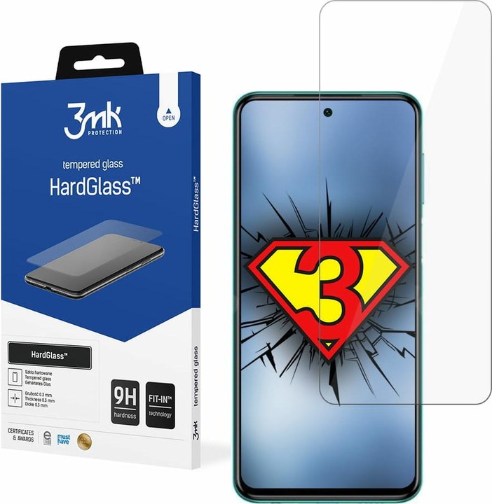 Produktbild 3MK HardGlass for Xiaomi Redmi Note 9 Pro Max (1 Stück, Xiaomi Redmi Note 9 Pro Max)