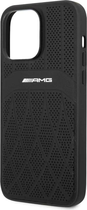 Image du produit Mercedes AMG AMHMP14XOSDBK iPhone 14 Pro Max 6,7" czarny/black hardcase Leather Curved Lines MagSafe (Apple iPhone 14 Pro Max)