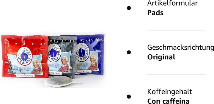 Actual product image Caffè Borbone Coffee pods decaffeinated (50 x Port.)