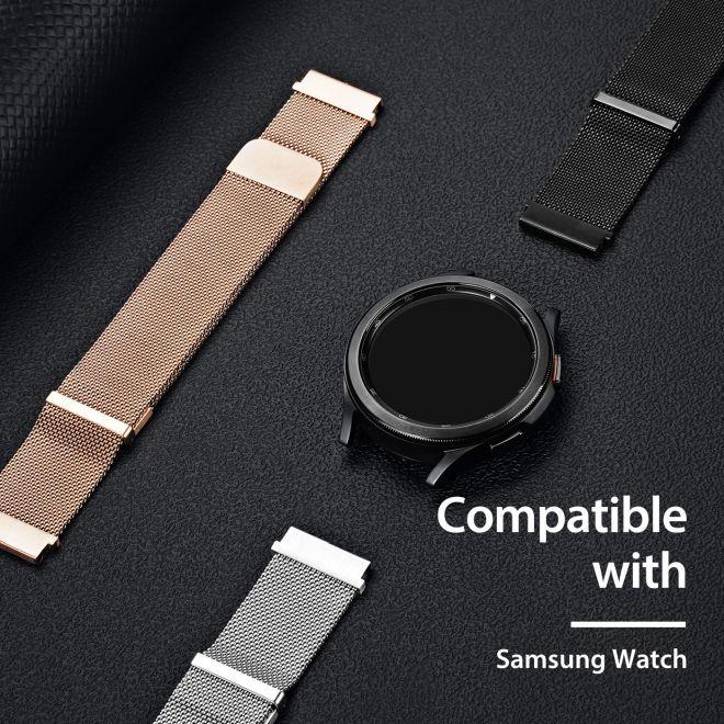 Actual product image Dux Ducis Milanese Series (20 mm, 41 mm, 42 mm, Stainless steel, Gear Sport, Gear S2, Galaxy Watch, Galaxy Watch Active, Galaxy Watch Active 2, Galaxy Watch 3)
