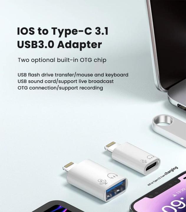 Produktbild PowerGuard Lightning USB 3.0 Headphone Adapter Charge & Data OTG (Lightning)