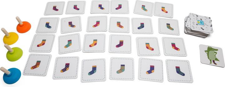 Actual product image BS Kids game Crocodile socks (English, French, German, Italian, 2 - 4 Players)