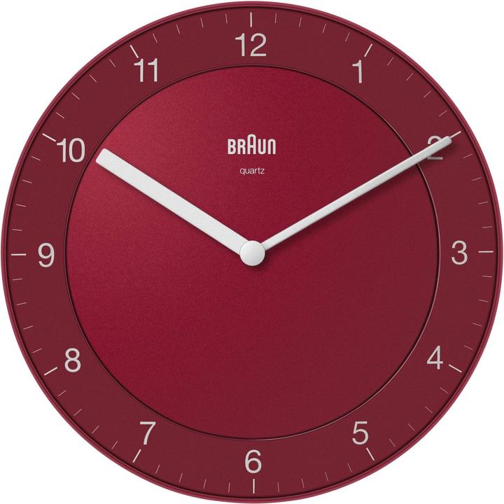 Braun BC 06 R kwarts wandklok analoog (20 cm)