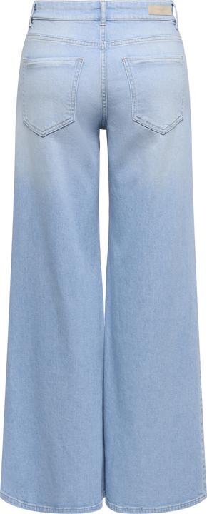 ONLY Dames jeans met wijde pijpen ONLCALIFORNIA middelhoge taille wijde pijpen jeans, blauw (medium blue denim), 28W / 32L