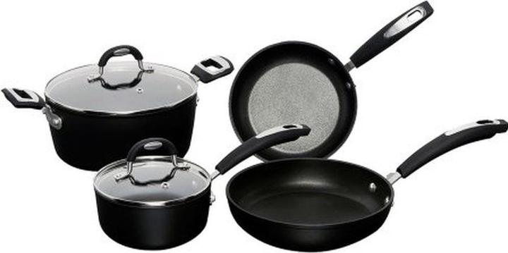 Produktbild Ballarini Taormina 6-teiliges Kochgeschirr-Set mit lebenslanger Garantie (Pfannenset + Topfset, Aluminium)