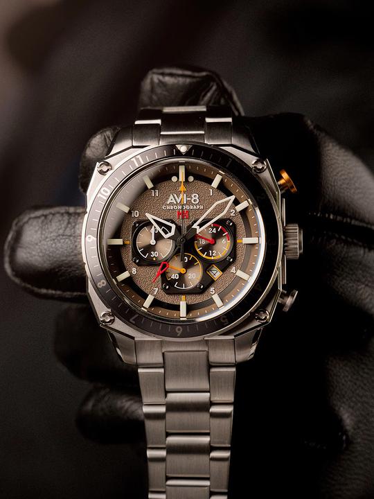 Immagine prodotto AVI-8 AV-4100-33 Hawker Hunter a tempo doppio (Cronografo)