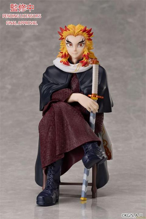 Actual product image Aniplex Demon Slayer: Kimetsu no Yaiba Statue Kyojuro Rengoku 16 cm