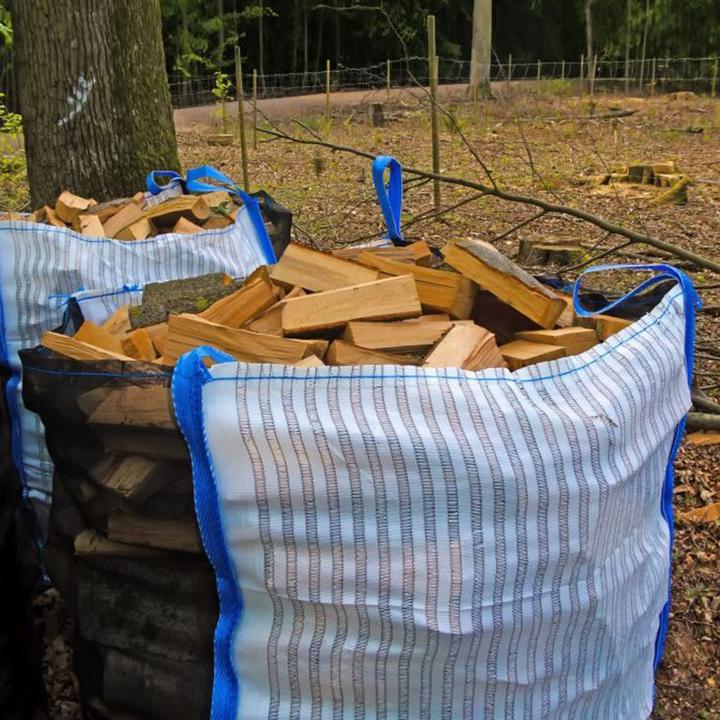 Actual product image Safetytex 5 Firewood Bag, 90 x 90 x 140 cm