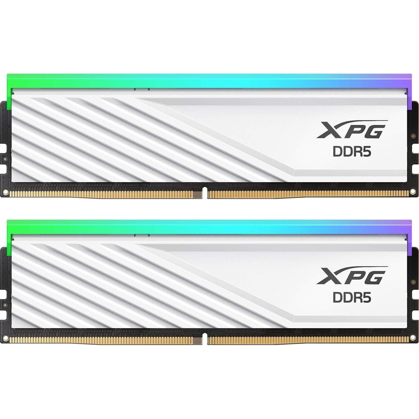 Adata XPG Lancer Blade RGB (2 x 16GB, 6000 MHz, DDR5-RAM, U-DIMM), RAM, Weiss