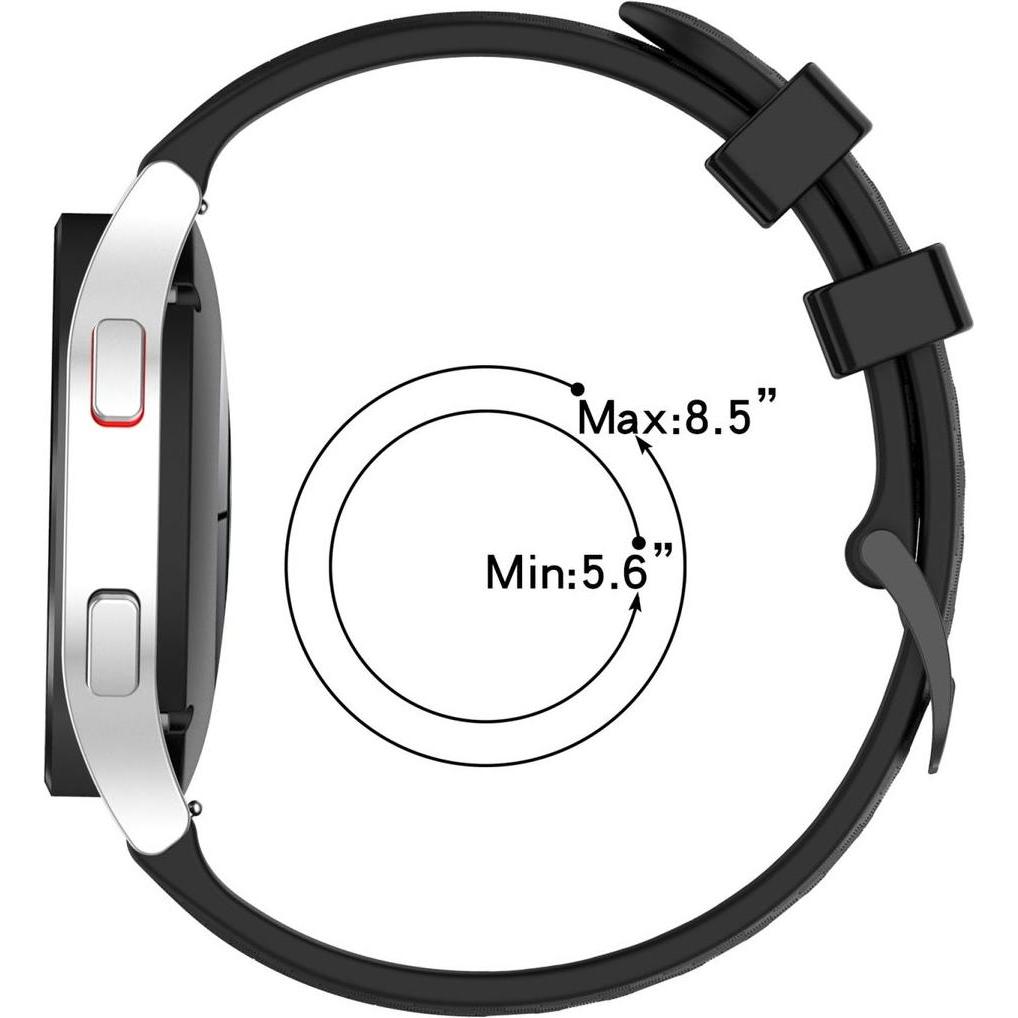 Thumbnail - König Design Sport Ersatz Armband für Garmin Vivomove Style 20mm Silikon Band Uhrenarmband (Silikon), Uhrenarmband, Rosa