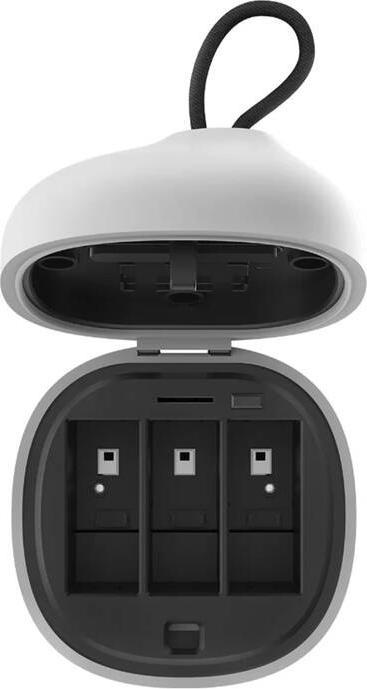 Actual product image Telesin Allin box triple-channel charger + 3 batteries for GoPro Hero 12 / 11 / 10 / 9 (yellow)