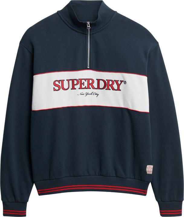 Immagine prodotto Superdry Lockere Country Club Kapuzenjacke mit halblangem Reissverschluss (10XL)