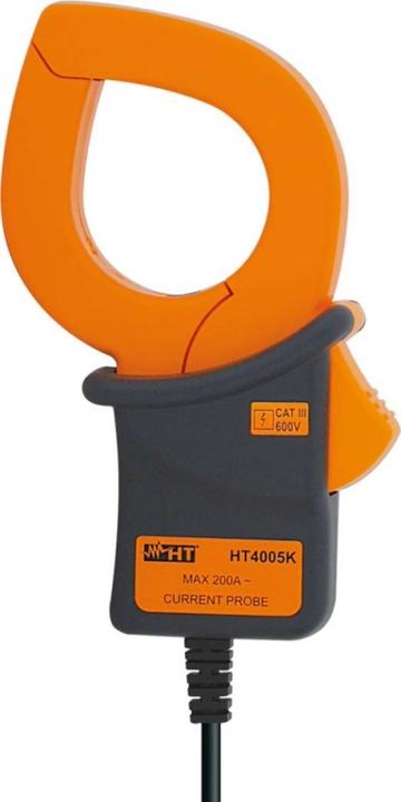Image du produit HT Instruments 1009330 HT4005K Adaptateur de pince de courant Transformateur de courant 200A AC 1p. (CAT III 600V, CAT IV 300V, Ampèremètre à pince)